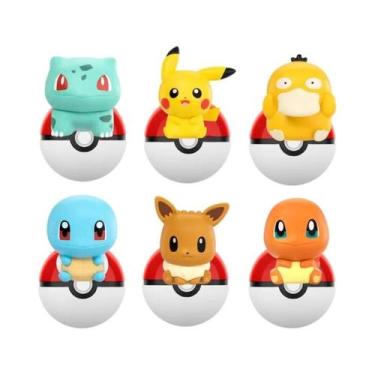 Imagem de Figuras De Ação Pokémon Para Crianças, Charmander, Squirtle, Pikachu, 