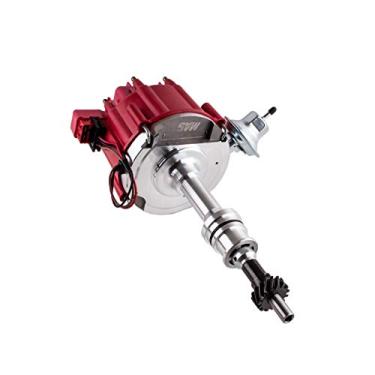 Imagem de Distribuidor de ignição compatível com tampa e rotor 1046013 compatível com Ford 351C 351M 400 429 460 HEI 65.000 Volt Coil KA-1046013 PE332U JM6506BL 351CBLHEI0