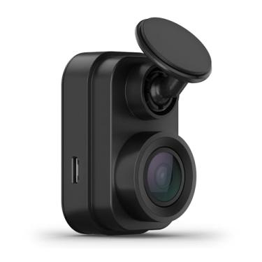 Imagem de Garmin 010-02504-00 Dash Cam Mini 2, tamanho pequeno, 1080p e 140 graus FOV, monitore seu veículo enquanto estiver ausente com novos recursos conectados, controle de voz