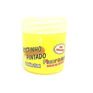 Imagem de Tinta liquida para pintura facial Amarelo Flúor 15 ml - Rostinho Pinta