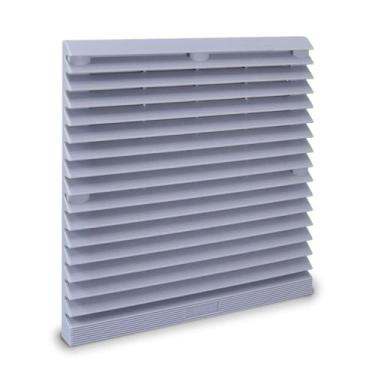 Imagem de Veneziana Com Filtro Para Ventilador 15x15cm Cinza Sibratec