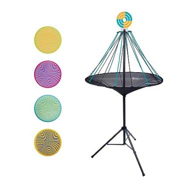 Imagem de Waboba jogo de alvo de disco voador hitman, jogo de jardim de arremesso dobrável 2 em 1 com 4 discos de wingman de silicone incluídos, diversão para todas as idades, tamanho único