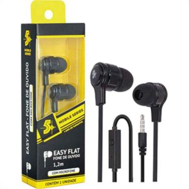 Imagem de Fone De Ouvido Easy C/Microfone 1,2M Preto - PIX