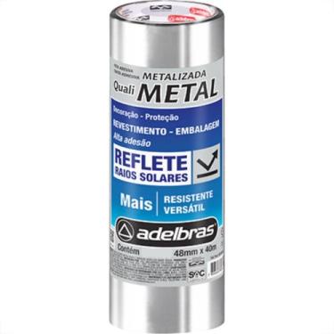 Imagem de Fita Ades Adelbras Metalizada 48Mmx40Mt - Kit C/5 Unidades - ALLTAPE