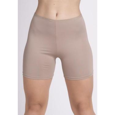 Imagem de Shortinho Anágua Poliamida Íntimo Segunda Pele - WLS Modas, Bege, GG, 