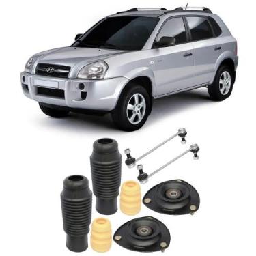Imagem de Bieleta + Kit Batente Hyundai Tucson Dianteiro 2004 Até 2016 O Par - S