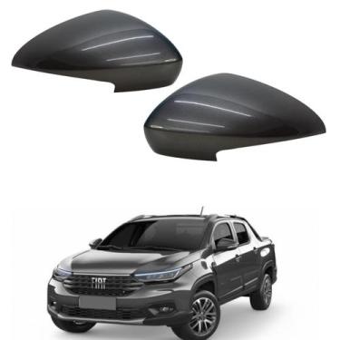 Imagem de Par Capa Retrovisor Strada Endurance 2021 2022 2023 2024 2025 Cinza Si