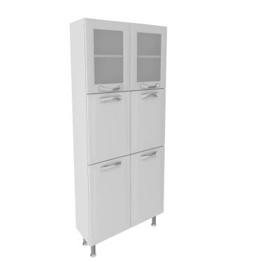 Imagem de Paneleiro Duplo 80Cm 6 Portas Premium Itatiaia Branco