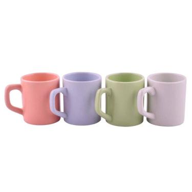 Imagem de Conjunto 4 Xícaras De Café Colors Em Cerâmica 85 Ml