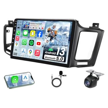 Imagem de Rádio automotivo 4 + 64 GB Android 13 Upgrade para Toyota RAV4 2013-2018: 10.7 cm 1280 * 800 tela sensível ao toque sem fio Carplay Android Auto Backup Camera Mirror Link GPS Bluetooth 5G WiFi FM DSP