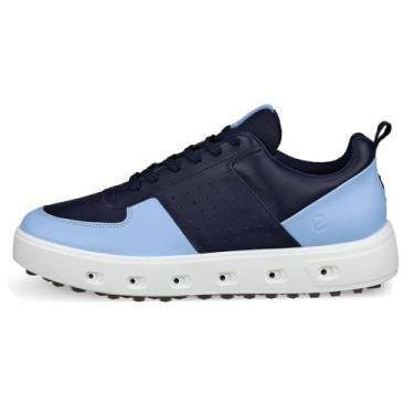 Imagem de ECCO Tênis de golfe feminino Street 720 Gore-tex impermeável, Céu noturno/sino azul, 6-6.5