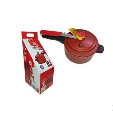 Imagem de Panela De Pressão 2 Litros Polida 2.5L - Com Haste Limpadora(Eirilar Bordô 2L)