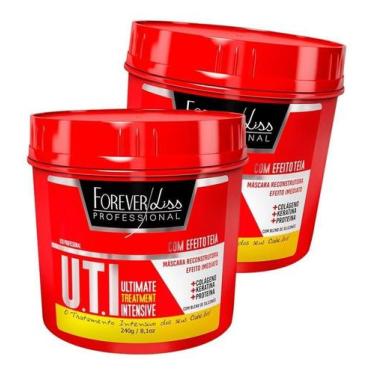 Imagem de Kit 02 Forever Liss Máscara Reconstrutora Uti - 240G