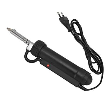 Imagem de Hyuduo Ferramenta de Dessoldagem Automática de Sugador de Solda Elétrica Com Forte Sucção para Circuitos de Filme Espesso Componentes Grandes Vem Com 3 Bicos e Cabo Longo