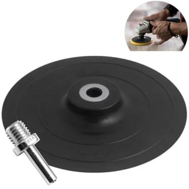 Imagem de Suporte de Borracha para Disco de Lixa Boina 115mm + Adaptador Para Suporte Disco M14