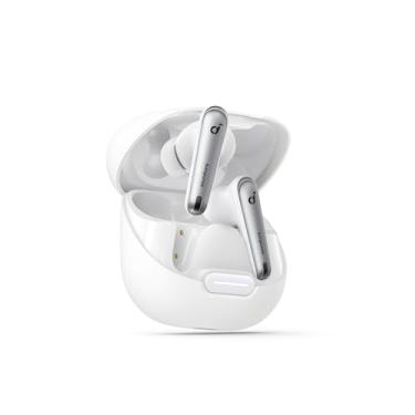 Imagem de soundcore Liberty 4 NC da Anker, Fone de Ouvido Bluetooth Sem Fio, Redução de Ruído de 98,5%, Cancelamento Adaptativo para Ouvidos e Ambiente, Áudio Hi-Res, 50H de Bateria Carregamento Sem Fio, Branco