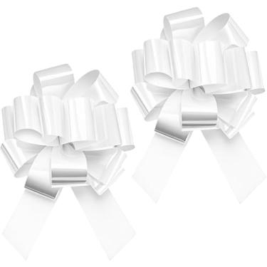 Imagem de 2 peças de arco grande gigante para decoração de embalagens, Hanukkah, aniversários, casamentos, chás de panela, 40,6 cm, branco