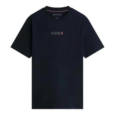 Imagem de Camiseta Tommy Hilfiger Brand Love Print Tee Azul Marinho-Unissex