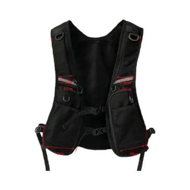 Imagem de Colete Tático Impermeável Masculino Com Bolsos De Nylon Para Moda Hip-