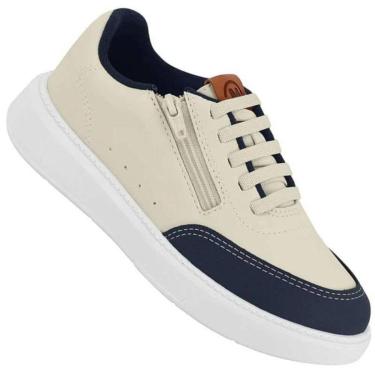 Imagem de Sapatenis Infantil Molekinho Rustico - Branco off-Masculino