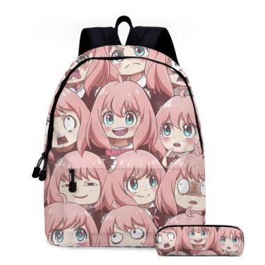 Imagem de Conjunto de mochilas Spys Familys Anyas Forgers Cartoon Kids School - 