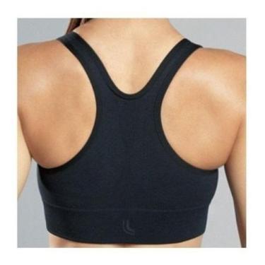 Imagem de Top Fitness Alta Sustentação Sem Costura - Up Control Lupo, Preto, M