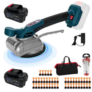 Imagem de Máquina de Pavimentação com Ladrilhos Tudo em Caixa Funcionamento sem Fio Sistema Vibratório Eficiente Bivolt com 2