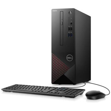 Imagem de Computador Dell Vostro 3681 - Intel i5 10400, 8GB, ssd 480GB, dvd, Kit Mouse e Teclado, Windows