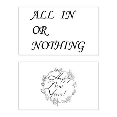 Imagem de All In Or Nothing Citações Ano Novo Festival Cartão Bless Mensagem Presente