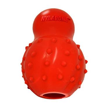 Imagem de Nylabone Brinquedo de mastigar e tratar para cães – Brinquedos interativos para mastigar e tratar para cães