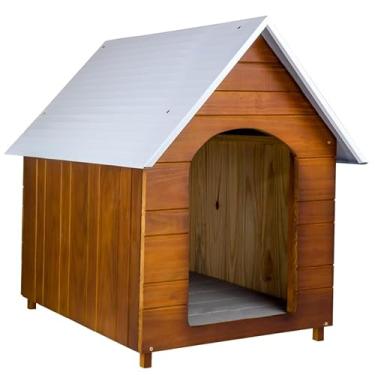 Imagem de Casa Casinha de Cachorro Premium Reforçada Gigante N6 (Cerejeira)