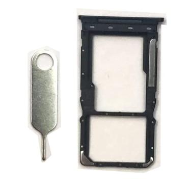 Imagem de Bandeja SIM Suporte de cartão SIM Micro SD de substituição para Motorola Moto g Power 2022 XT2165 Preto