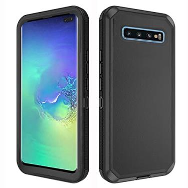 Imagem de Asuwish Capa de celular para Samsung Galaxy S10 Plus, híbrida, resistente, à prova de choque, rígida, protetora, resistente, acessórios para celular Glaxay S10+ Galaxies S10plus 10S Edge S 10 10plus