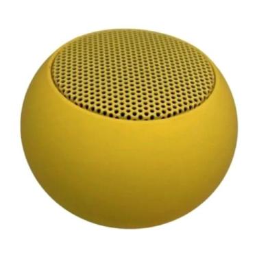 Imagem de Mini caixa de som portátil bluetooth altomex al-6883 - amarelo