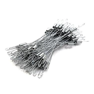 Imagem de uxcell 100 peças de mola de retorno do acelerador de freio de metal de 6,1 polegadas para motocicleta e carro