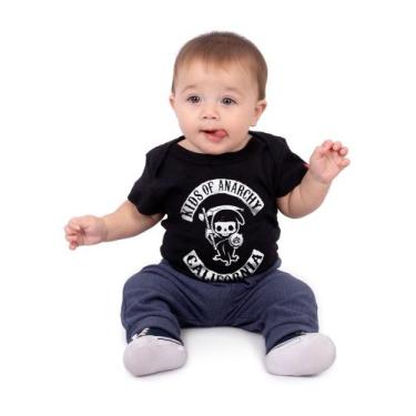 Imagem de Body Bebê Kids Of Anarchy Preto - Art Rock, m