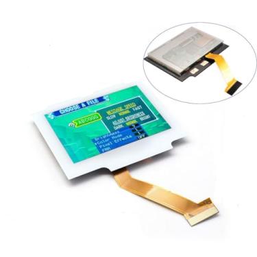 Imagem de HISPEEDIDO White Glass Lens Drop in Pre-laminated IPS 3.0 inch Highlight Mod Screen Replacements LCD Kits For GBA SP, HD Touch Control for Gameboy Advance SP V5 Screen (White)