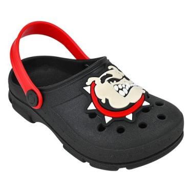 Imagem de Sandália Babuche Infantil Menino Cachorro Bravo Dog - MENINA MEL, Pret