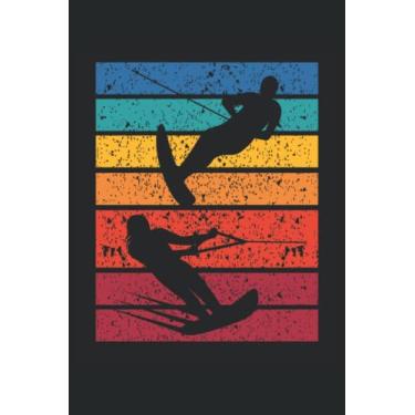 Imagem de Vintage Wakeboarding: Surfboarder Notebook |Wakeboard-Journal |Surfboarder Notebook |Ski-Notebook |KITE SURFING NOTEBOOK.