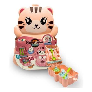 Imagem de Brinquedo Infantil Criança Kit Cozinha Fofo Maleta Menina - Duarte Sho