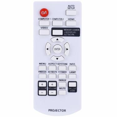 Imagem de Leankle Controle remoto N2QAYA000116 para projetores Panasonic PT-LB280, PT-LB300, PT-LB303, PT-LB305, PT-LB306, PT-LB330, PT-LB332, PT-LB353, PT-LB355, PT-LB356, PT-LB3600. , PT-LB3 82, PT-TX430
