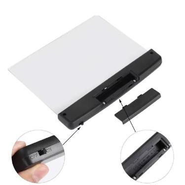 Imagem de Luminaria Leitura Livro Portatil Luz Led Noturna Documentos Revistas Abajur Cama Portatil Sem Fio