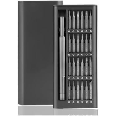 Imagem de Kit Chaves de Precisão 25 em 1, Ferramentas Magnéticas com Estojo Portátil, para Eletrônicos, Celulares, Notebooks, Óculos e Relógios