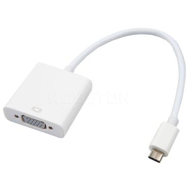 Imagem de Cabo adaptador conversor usb tipo-c para vga full hd