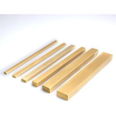 Imagem de Tiras De Transição De Piso, Adesivos De Costura Para Juntas De Piso, Acabamentos De Borda De Latão, Tiras De Transição Para Portas, One Color, 10x5mm