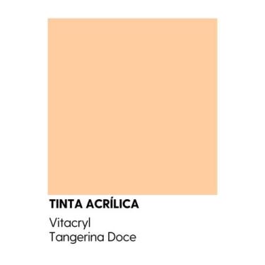 Imagem de Tinta Semibrilho Premium Laranjas - Vitacryl, Tangerina Doce, 3,6 lts
