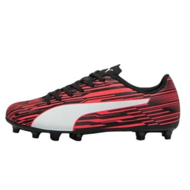 Imagem de Chuteira Puma Rapido III FG/AG BDP Campo Preta e Coral