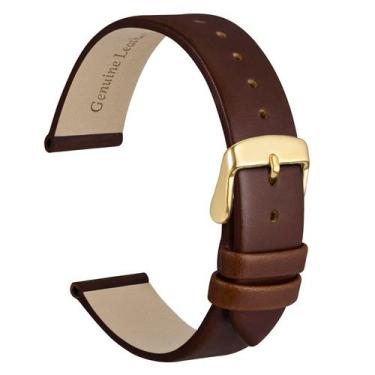 Imagem de Pulseira de relógio WOCCI Elegant Genuine Leather 20 mm de largura