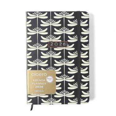 Imagem de AGENDA PLANNER CICEROS 2026 LIBELULAS DIARIA 14X21 PRETO