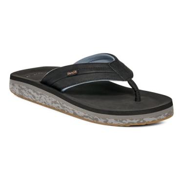 Imagem de Sanuk Chinelo masculino Tiderush, Preto, 45